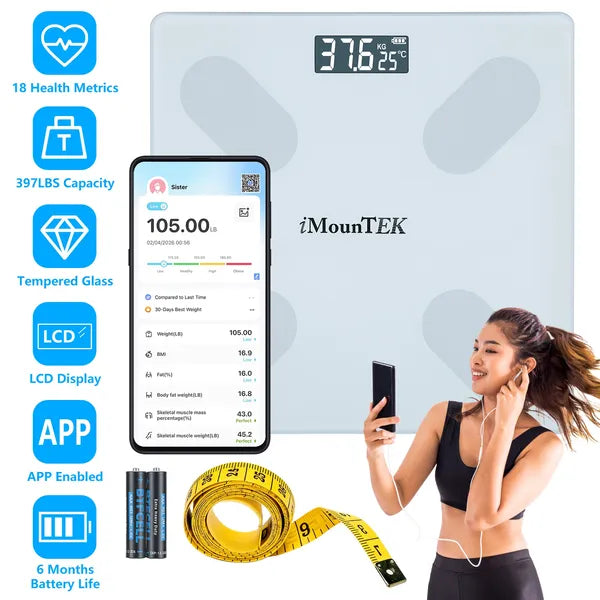 [vendor] Smart Digital Scale For Body Weight High Accuracy BMI