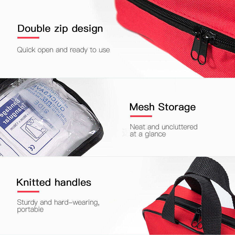 [vendor] 391pcs First Aid Kit Medical Emergency Travel Home Car