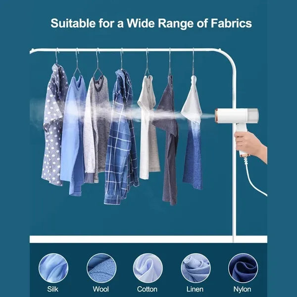 [vendor] 1000W Foldable Garment Steamer, Handheld Fabric Steam