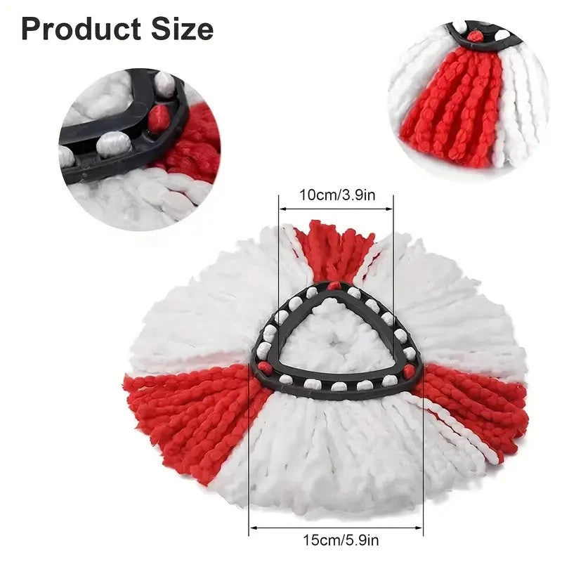 [vendor] 6 PACK For Vileda Turbo Refill Microfibre Mop Set, Spin