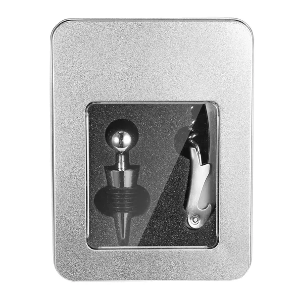 [vendor] 3Pcs Corkscrew Bottle Opener Set Tool Foil Cutter Drip