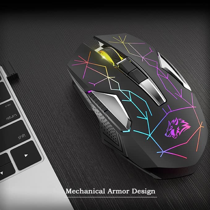 [vendor] 2.4G Wireless Charging Computer Mouse USB Gaming Mice