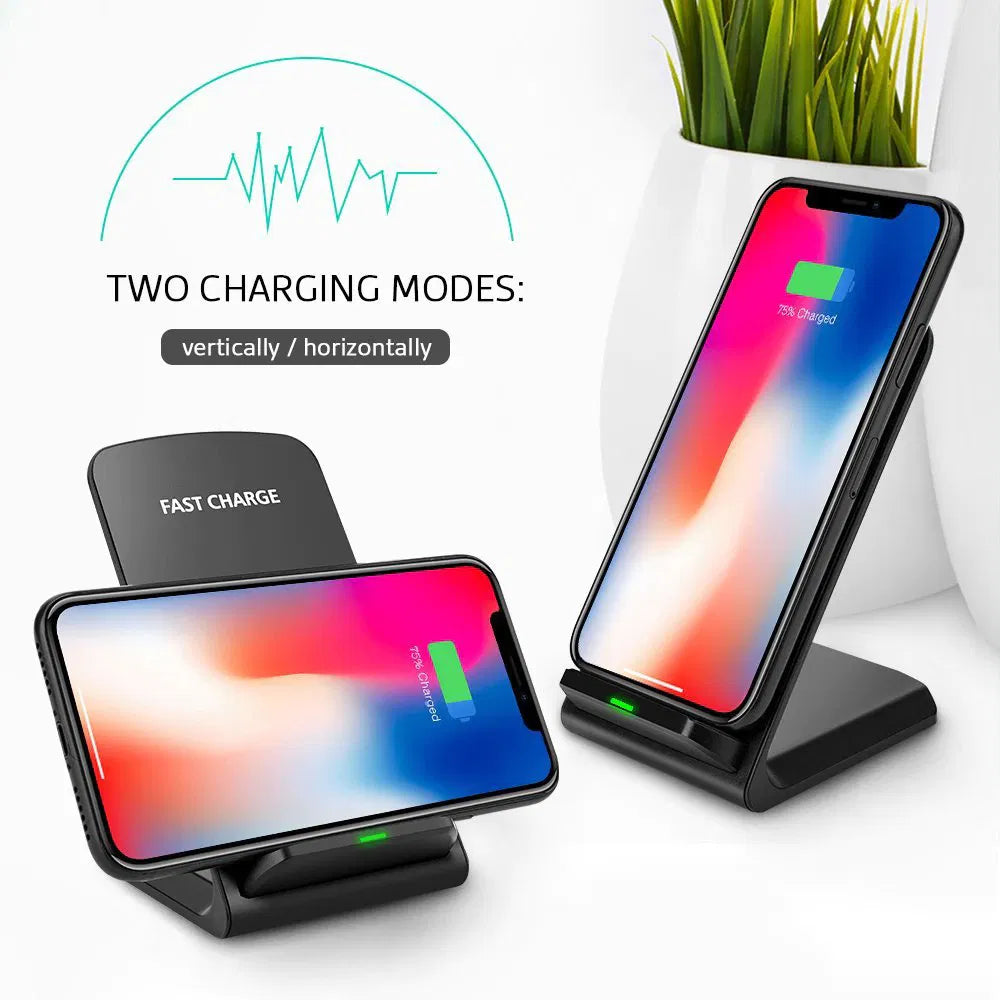 [vendor] Qi Wireless Fast Charger Charging Pad Stand Dock For