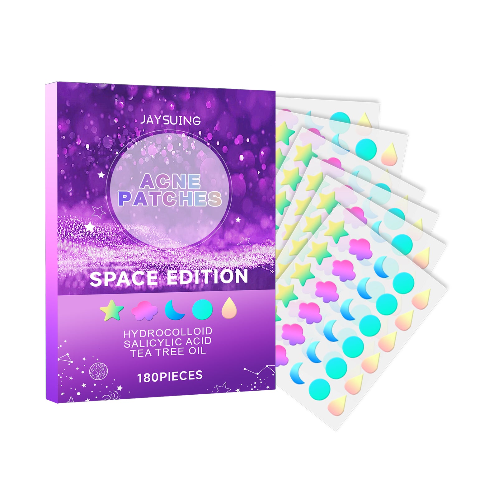 [vendor] Space Edition Acne Patches, 180 Pcs Hydrocolloid Pimple
