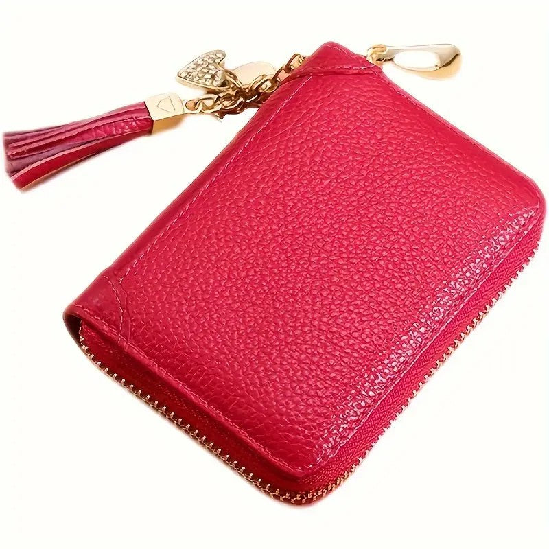 [vendor] Mini Credit Card Holder For Women RFID Blocking