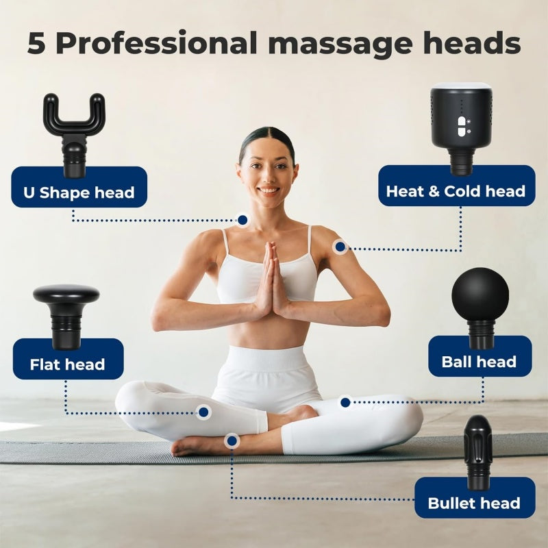 [vendor] Massage Gun With Heat And Cold, Mini Massage Gun Deep