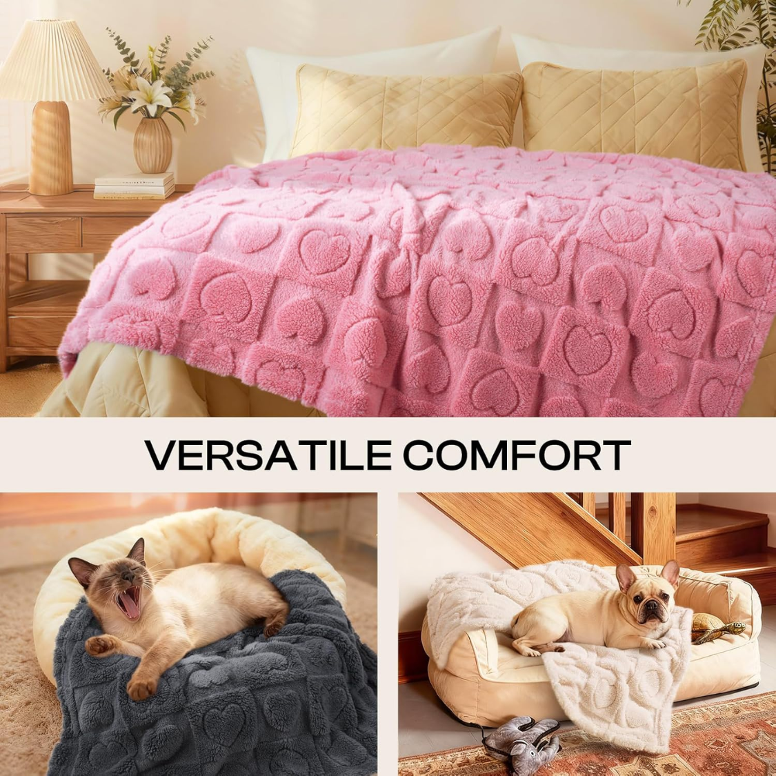 [vendor] Small Dog Blanket Washable Pet Bed Cover Soft Fluffy Puppy Blanket