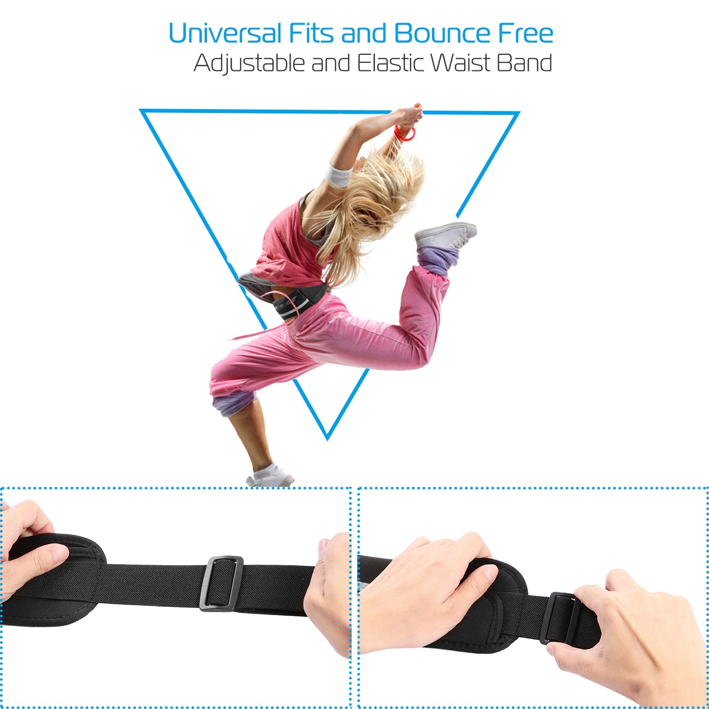 [vendor] 1Pc Sports Waist Bag Running Belt Pack Waterproof