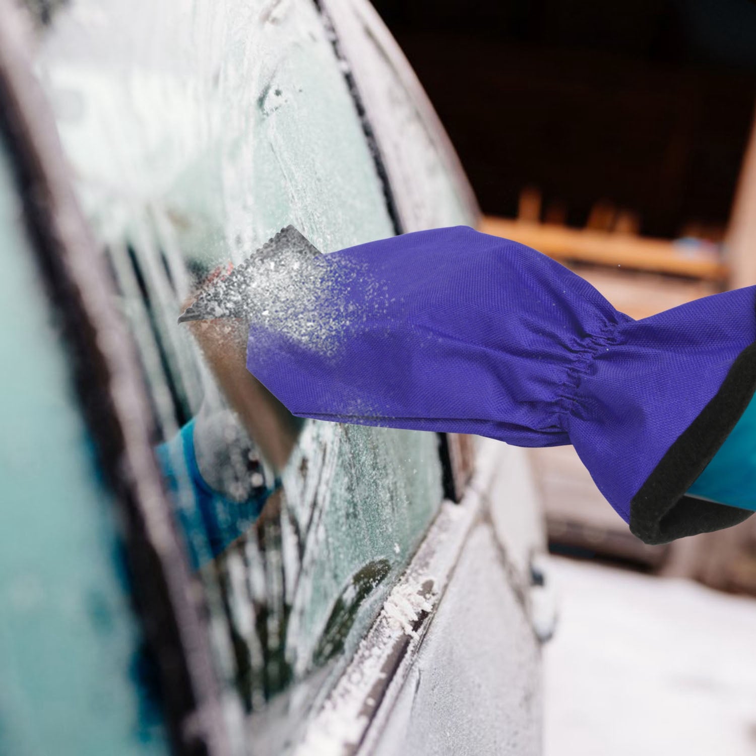 [vendor] 1Pc Ice Scraper Glove Car Windshield Snow Scraper