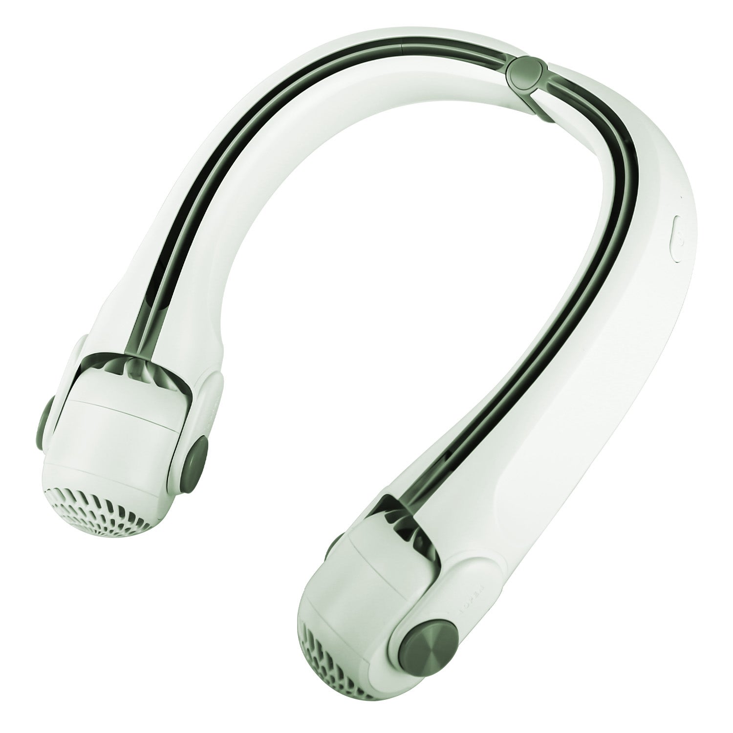 [vendor] White-Green Options -- 1Pc Portable Neck Hanging Fan