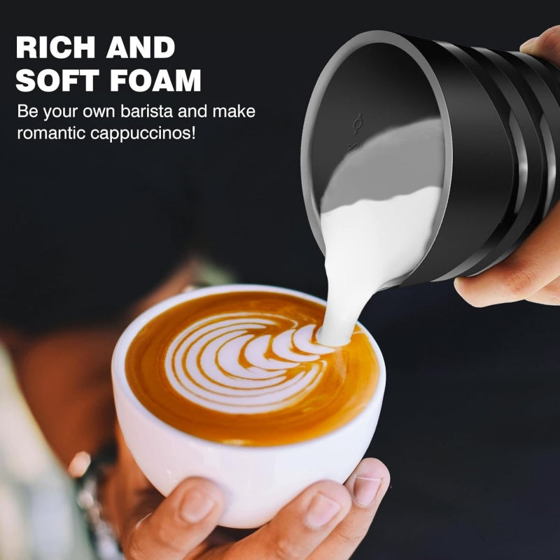 [vendor] Electric Milk Frother 4 In 1 Automatic Frother Milk
