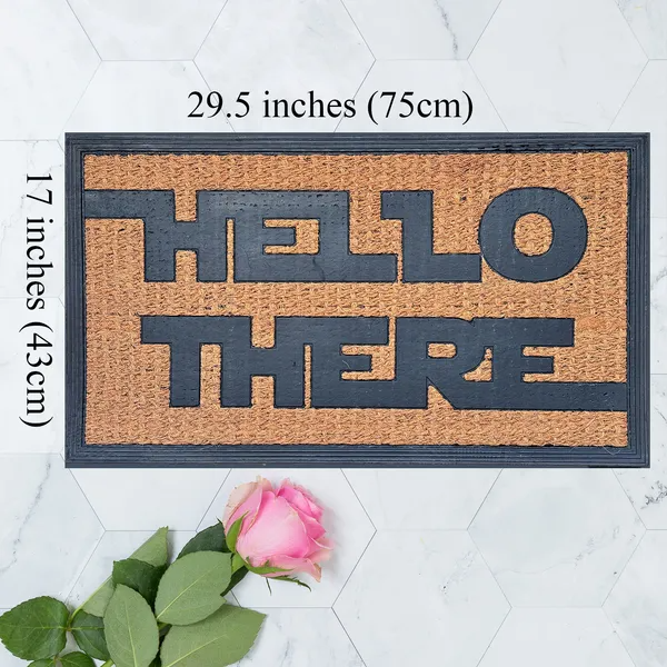 [vendor] Hello There Funny Coir Doormat Hello There Welcome Front