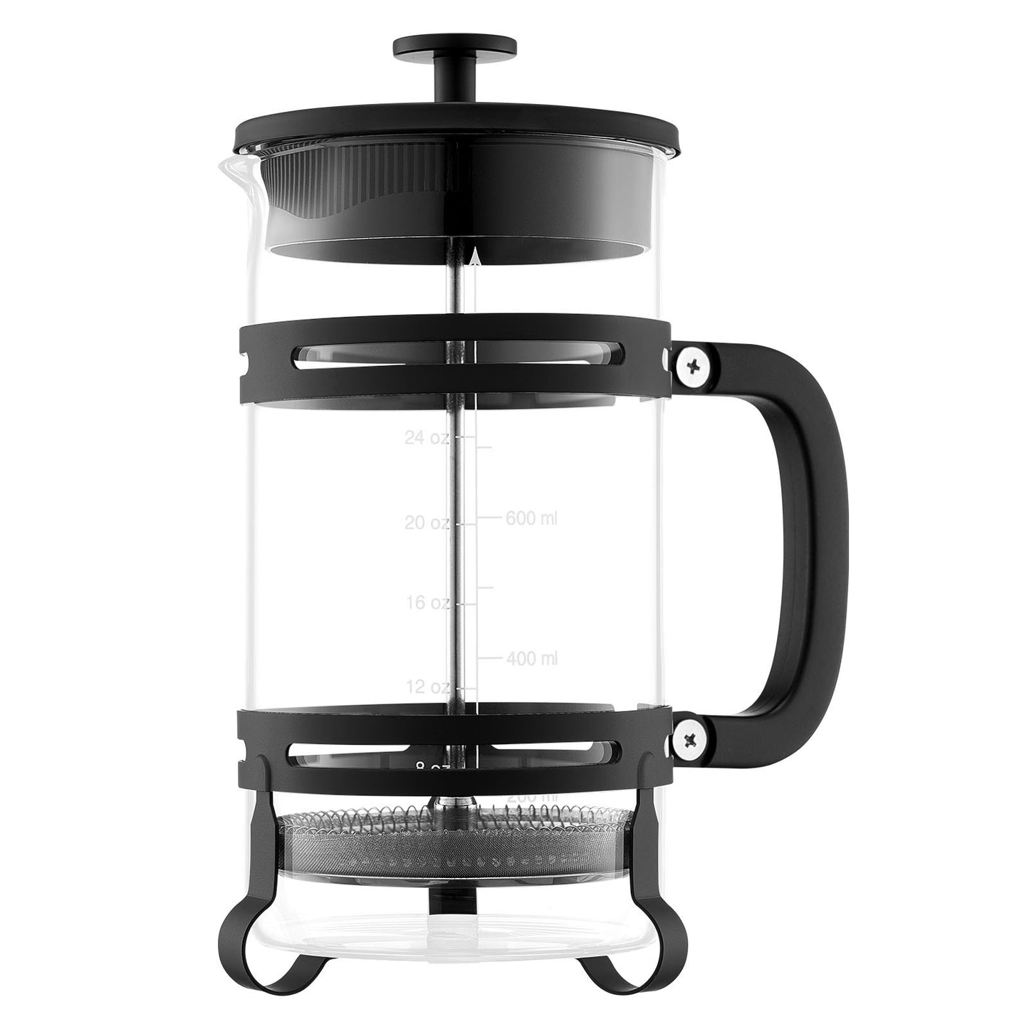 [vendor] French Press Coffee Maker, 1 Liter Borosilicate Glass