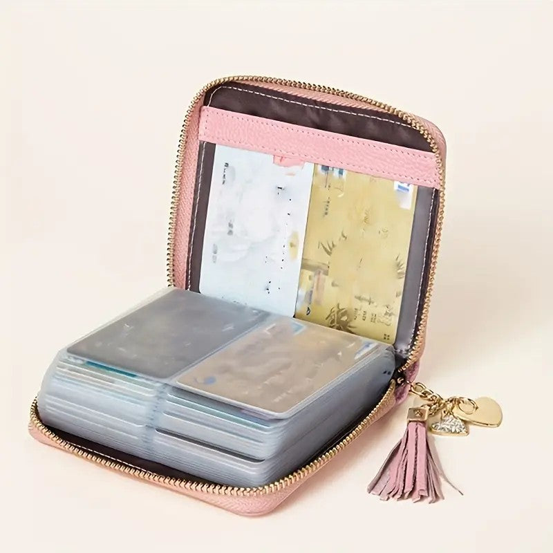 [vendor] Mini Credit Card Holder For Women RFID Blocking