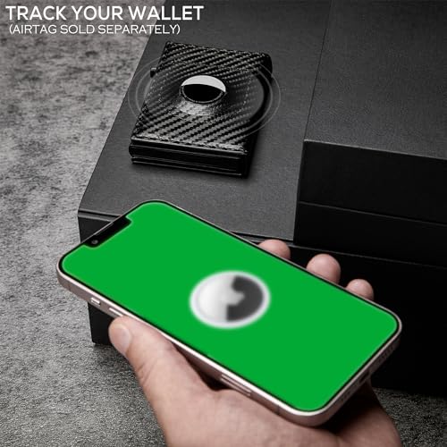 [vendor] Airtag Wallet Men Minimalist Up Wallet With Money Clip