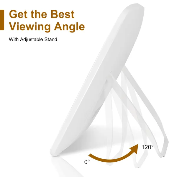 [vendor] 5.98x8.62in Lighted Makeup Mirror Vanity Desk Mirror