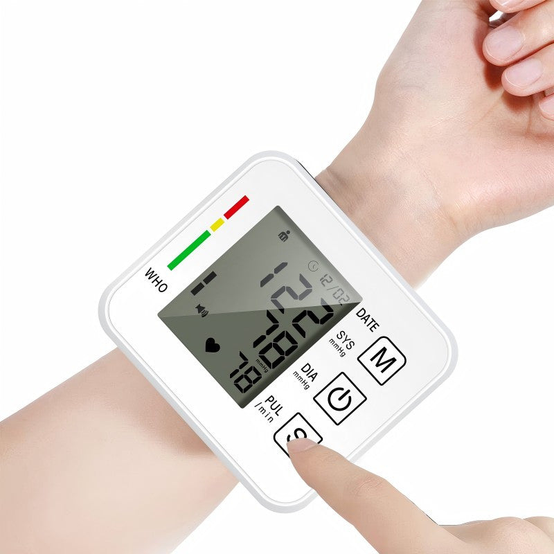 [vendor] White Portable Blood Pressure Monitor With Integrated