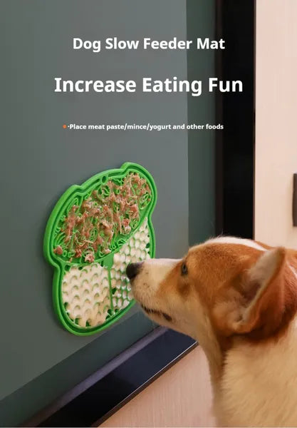 [vendor] Lick Mat For Dogs And Cats Dog Slow Feeder Mat With Strong Suction