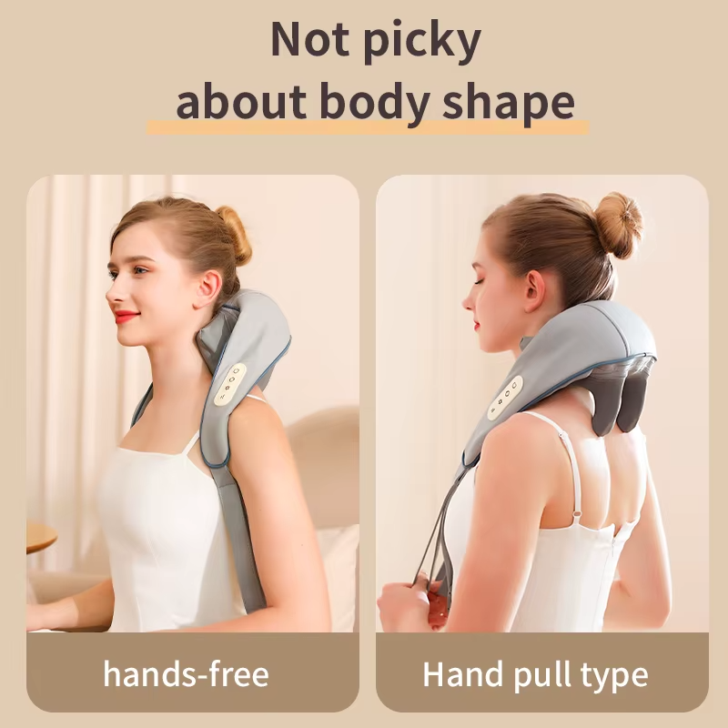 [vendor] Electric Shiatsu Neck And Shoulder Massager Pillow Gift