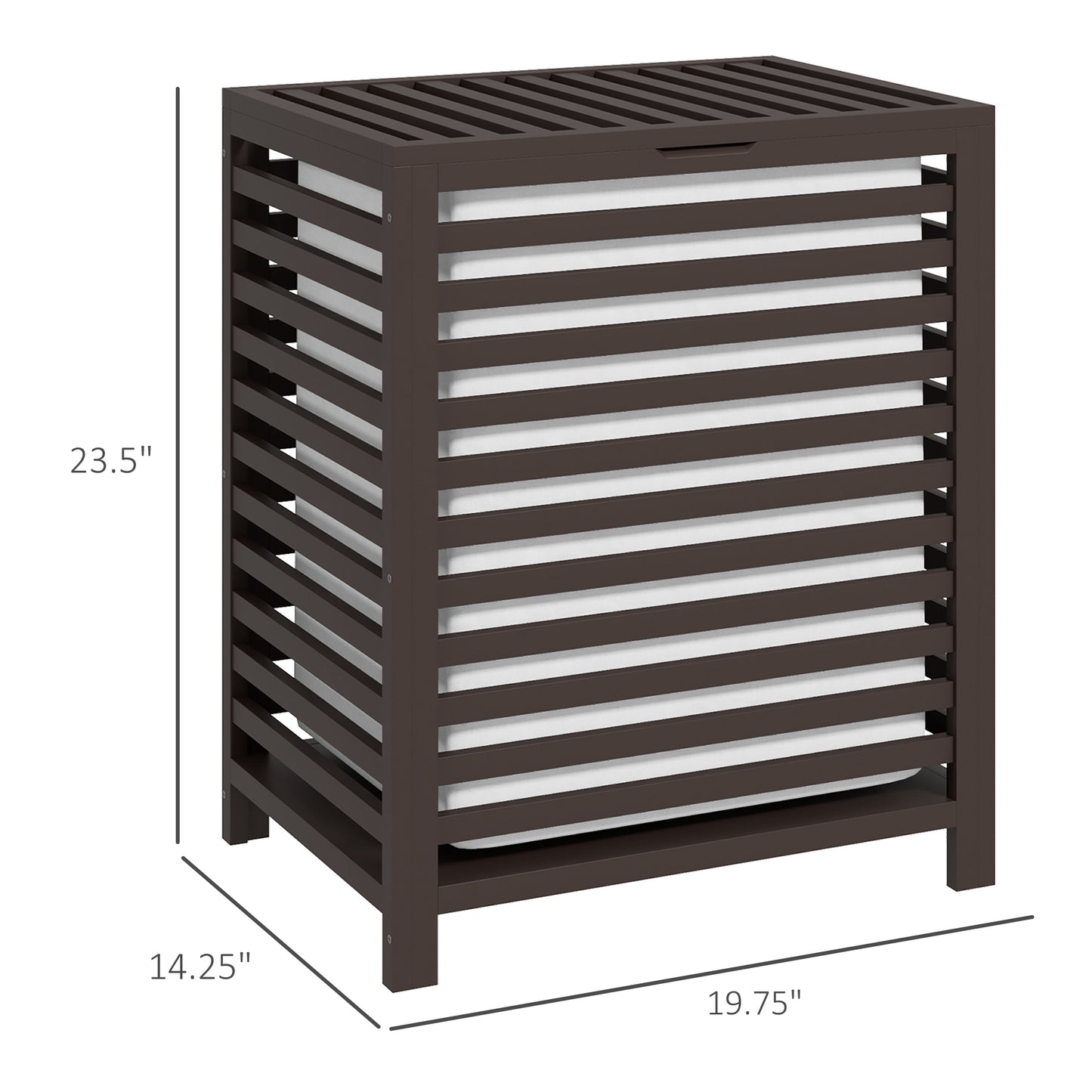 [vendor] 55 L Laundry Basket with Lid