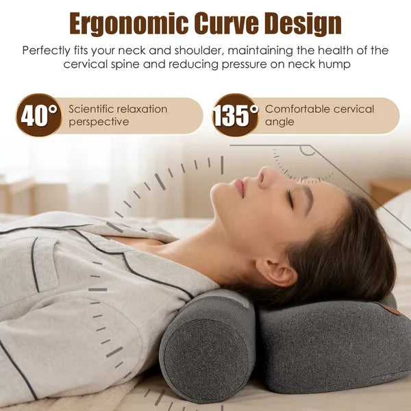 [vendor] USB Heated Neck Pillow Zero Pressure Memory Foam