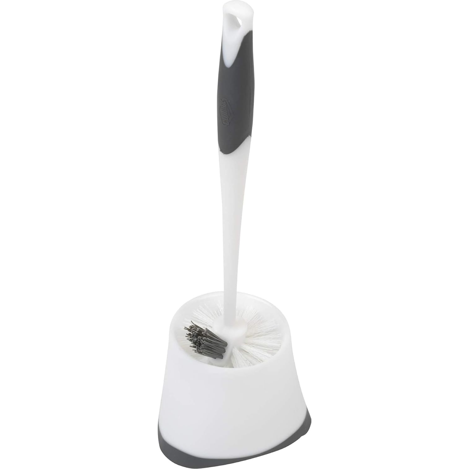 [vendor] Corner Toilet Bowl Brush With Under Rim Scrubber And