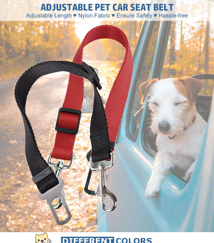 [vendor] High Quality Durable Pet Cat Dog Vehicle Leash Nylon Adjustable