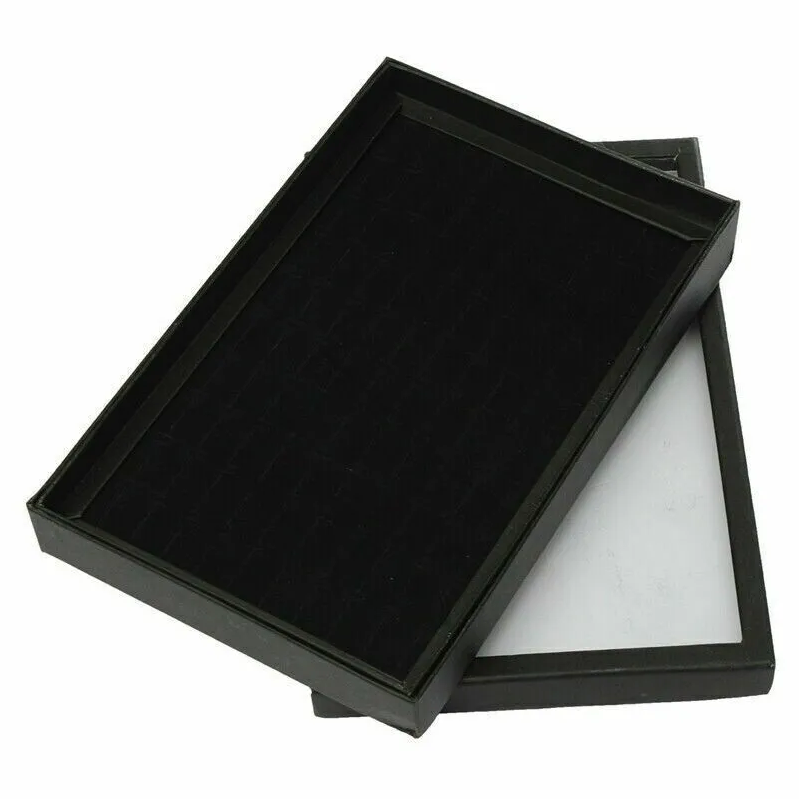 [vendor] Slots Jewelry Ring Display Organizer Tray Holder