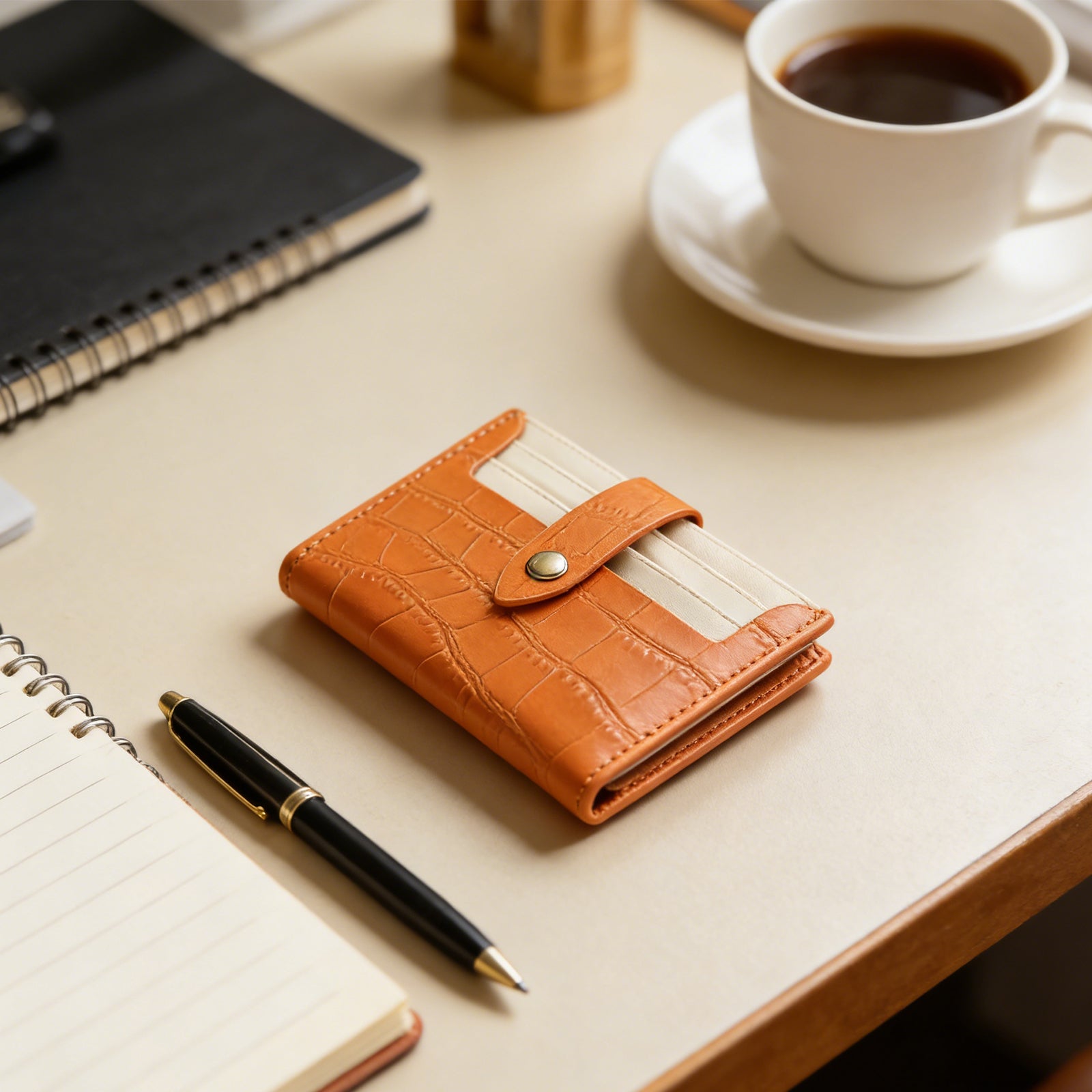 [vendor] Simple Card Holder-Orange 6670