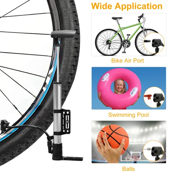 [vendor] Mini Bike Portable Bicycle Tire Inflator Ball Air Frame