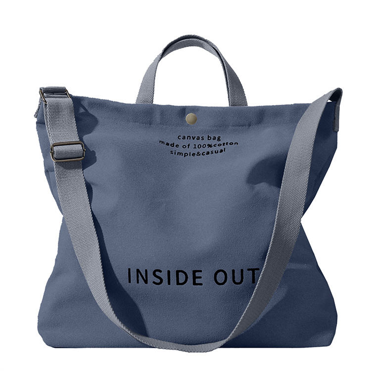 [vendor] Large Capacity Shopping Bags Woman Black Canvas Tote Bag