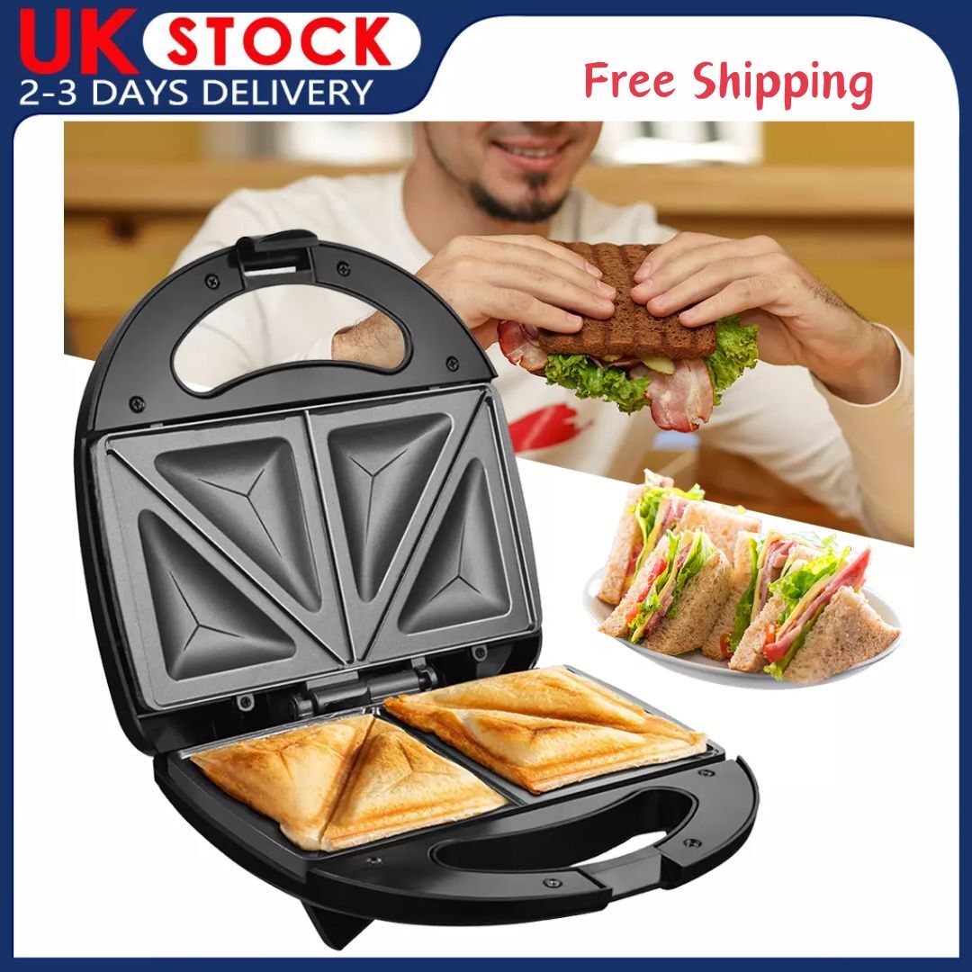 [vendor] Toastie Maker 2 Slice Sandwich Toaster Non-Stick Machine