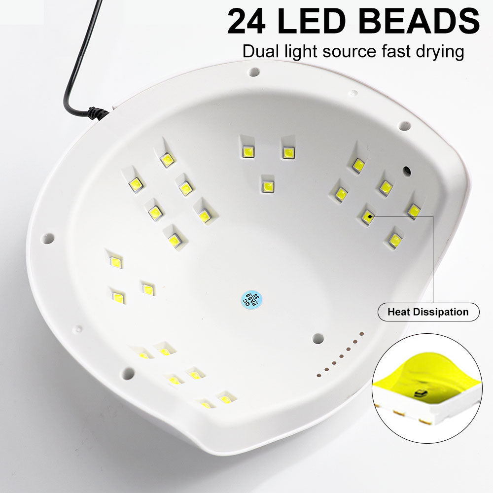 [vendor] UV LED Nail Lamp Professional Nail Dryer For Gel Polish