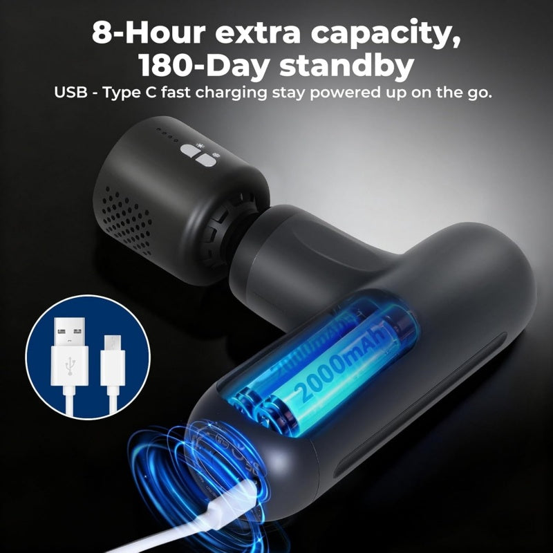 [vendor] Massage Gun With Heat And Cold, Mini Massage Gun Deep