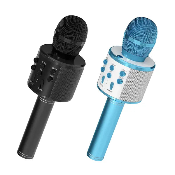 [vendor] 5 Core Microphone Wireless Karaoke Mic With Speaker 3 In