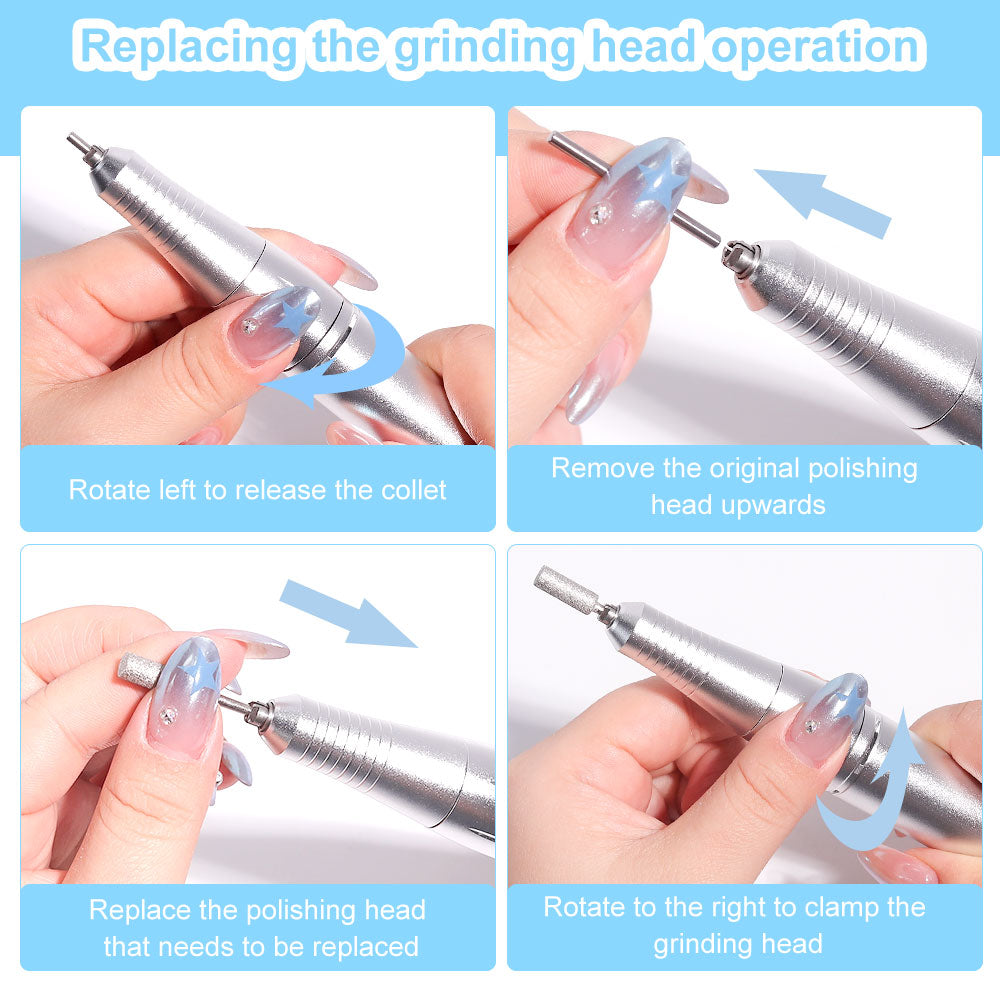 [vendor] Rechargeable Electric Nail File Professional - 45000RPM