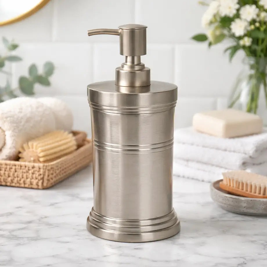 [vendor] Stainless Steel Liquid Soap Dispenser Pump Bottle