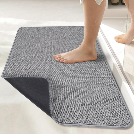 [vendor] Bath Mat,Ultra Thin Bathroom Rugs,Rubber Bath Mats For