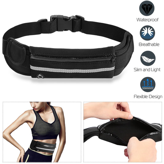 [vendor] 1Pc Sports Waist Bag Running Belt Pack Waterproof