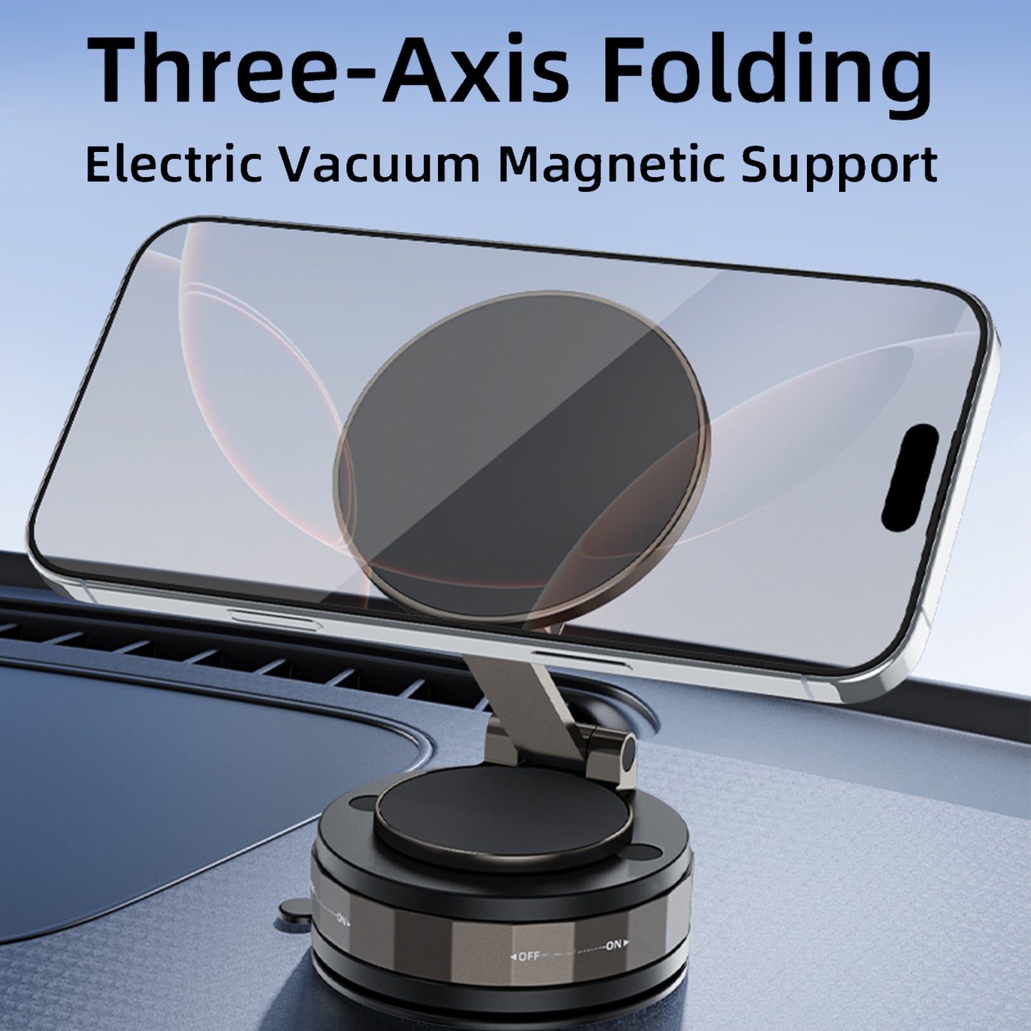 [vendor] 360 Degree Vacuum Magnetic Suction Car Phone Holder