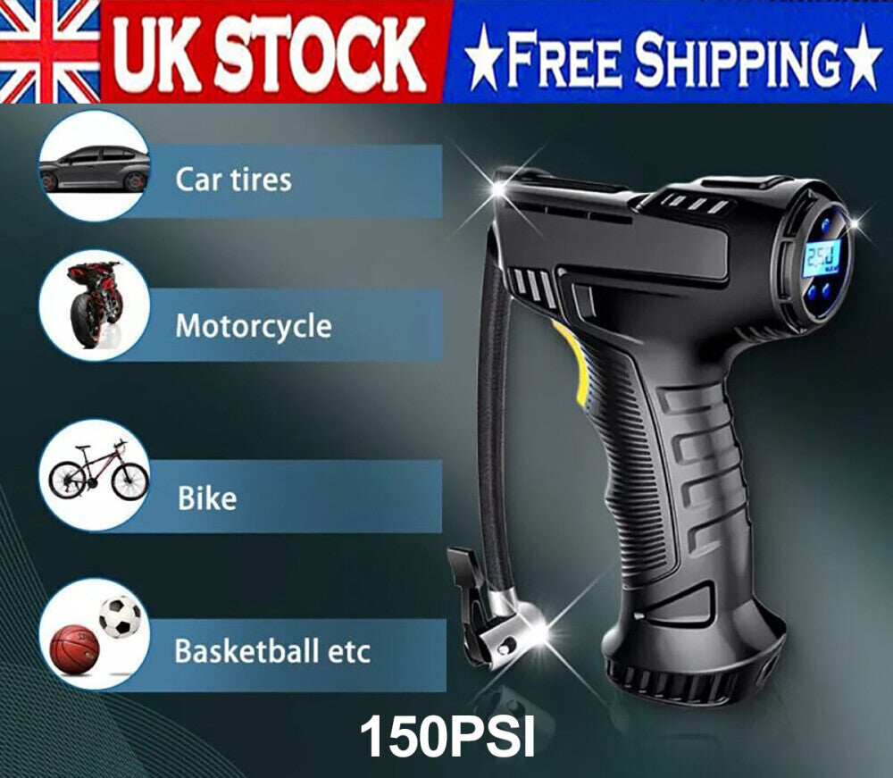 [vendor] Car Tyre Inflator Cordless 12V Electric Car Tire Air