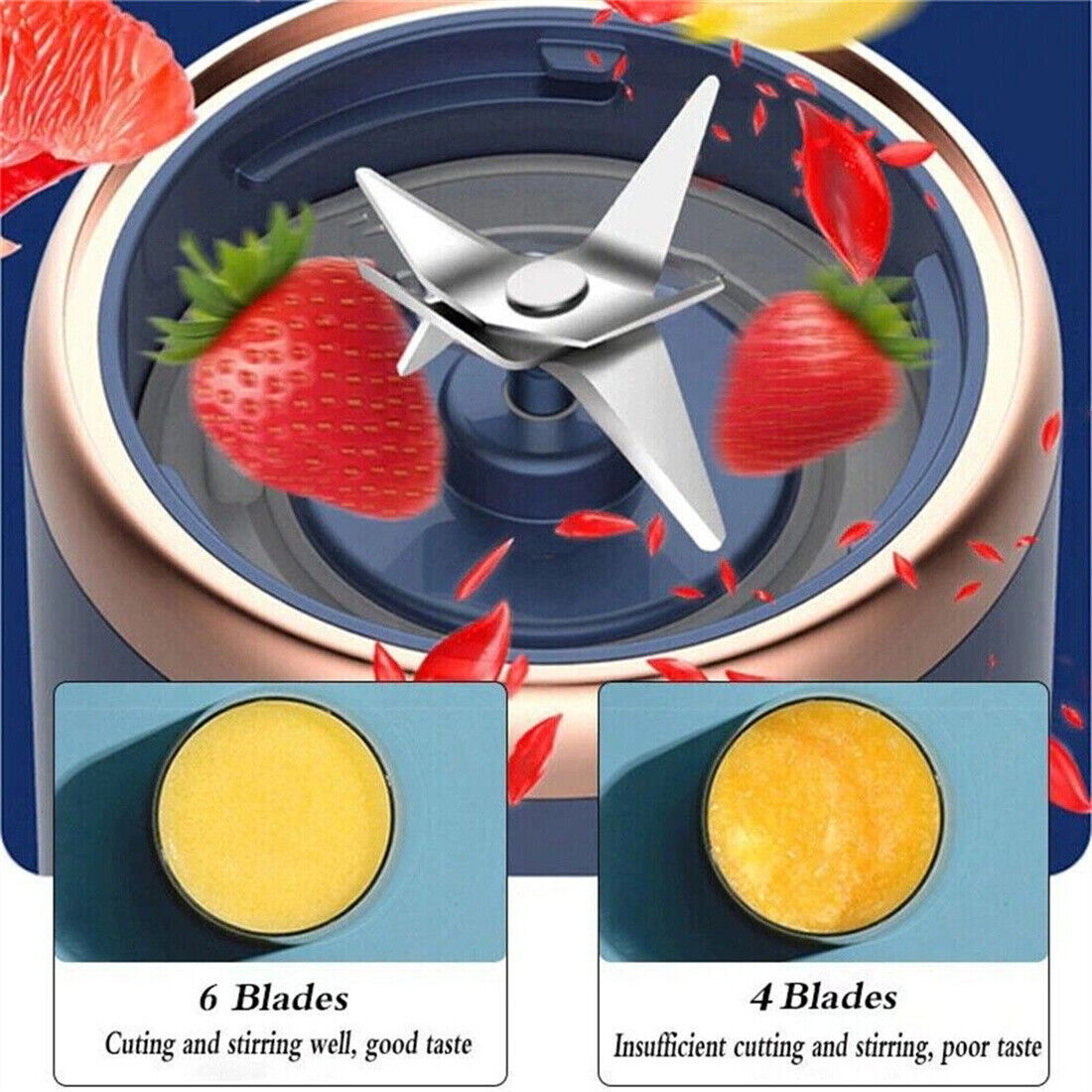 [vendor] Electric Juice Maker Portable Blender Smoothie Mini
