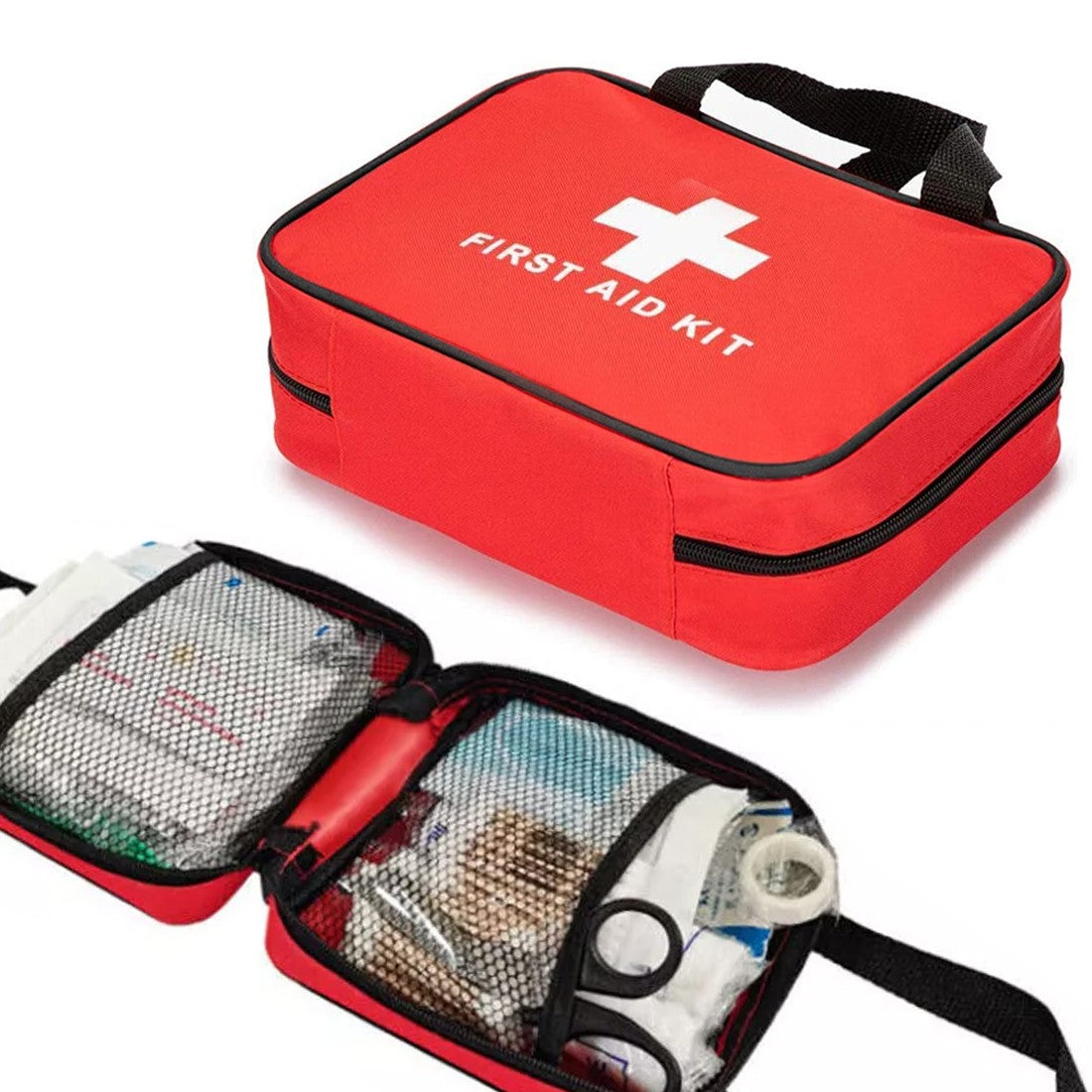 [vendor] 391 PIECE FIRST AID KIT BAG MEDICAL EMERGENCY KIT.
