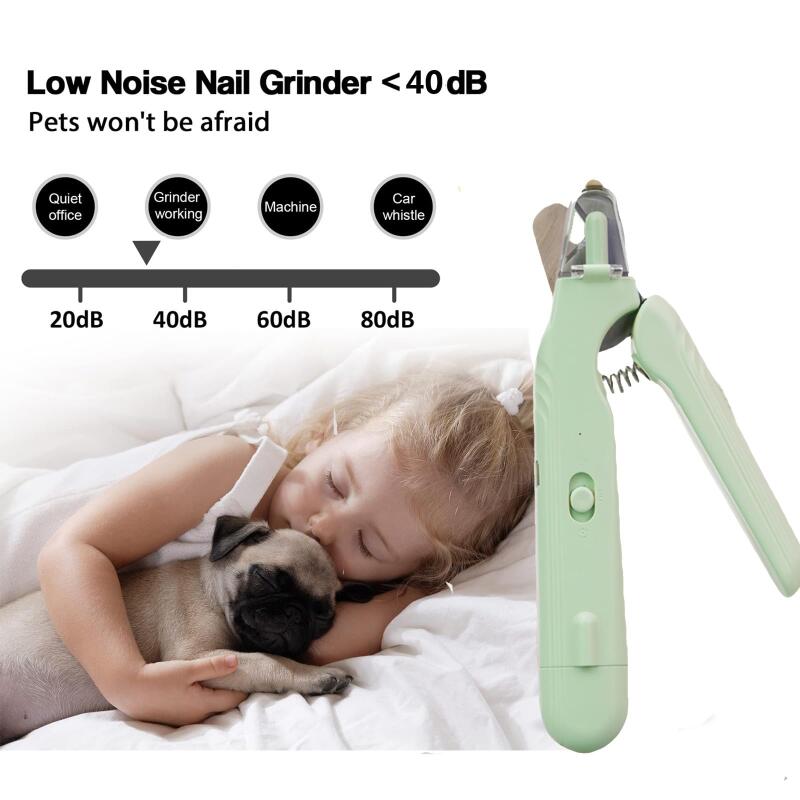 [vendor] 2 In 1 Pet Nail Clippers With Led Light Dog Cat Special Blood Line