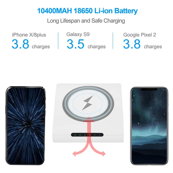 [vendor] Qi Wireless Charger 10400mAh Power Bank 5W Wireless
