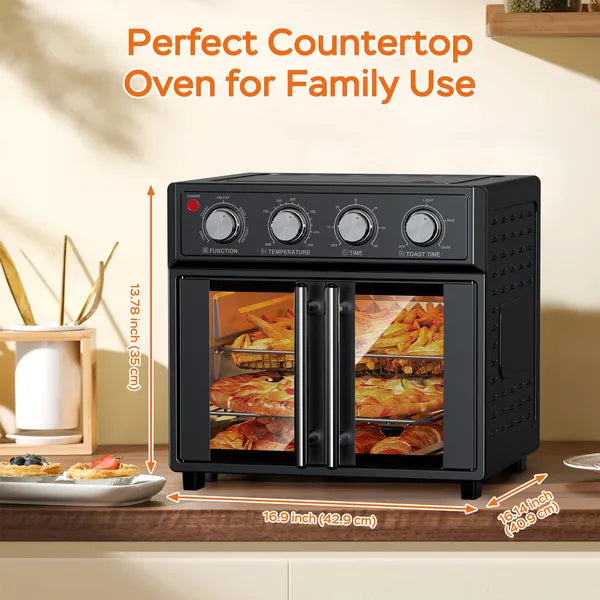 [vendor] PlumChef 29.5 Quart Extra Large 6 Slices Air Fryer