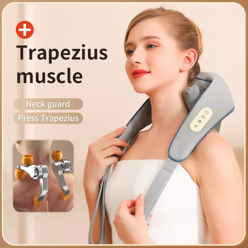 [vendor] Electric Shiatsu Neck And Shoulder Massager Pillow Gift