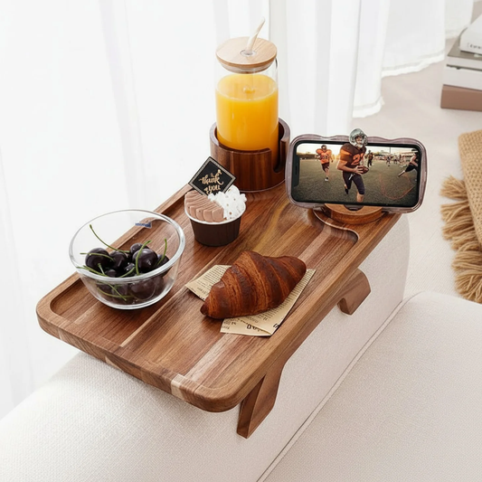 [vendor] Sofa Armrest Tray And Three-in-one Clip-on Desktop TV