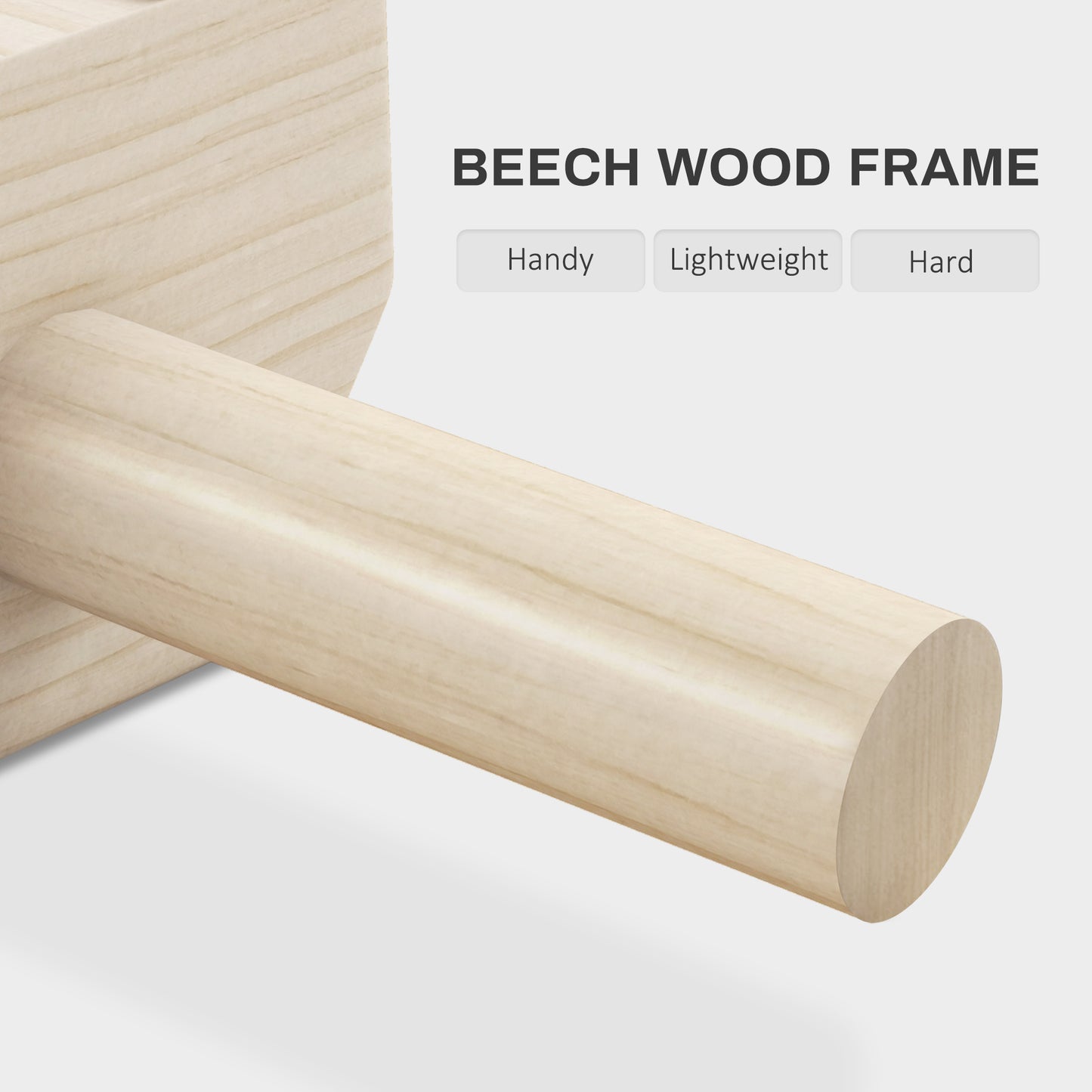 [vendor] SPORTNOW Wooden Parralletes Bars, Push Up Handles With