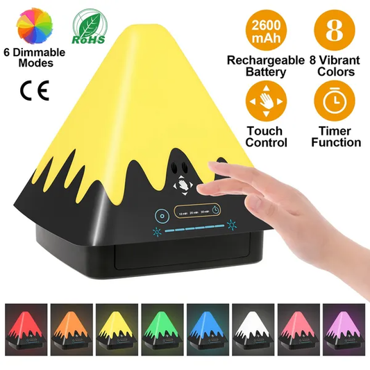 [vendor] Touch Control Night Light 8-Color Change 6 Level